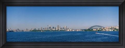 Framed Sydney Skyline, Australia Print