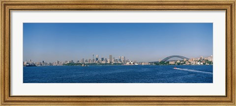 Framed Sydney Skyline, Australia Print