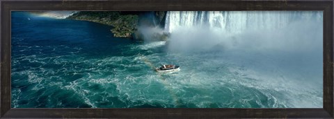 Framed Boat trip at Niagara Falls, Canada Print