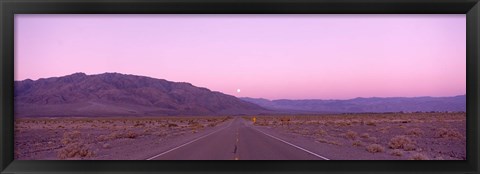 Framed Purple Sky at Death Valley National Park, California Print