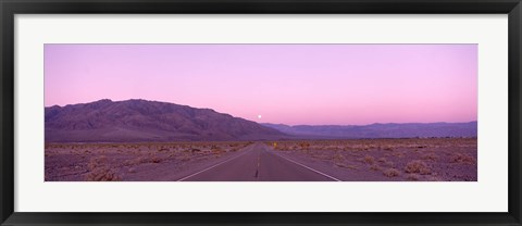 Framed Purple Sky at Death Valley National Park, California Print