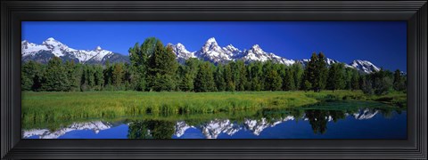 Framed Teton Range Grand Teton National Park WY USA Print