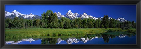 Framed Teton Range Grand Teton National Park WY USA Print