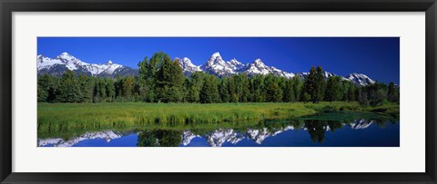 Framed Teton Range Grand Teton National Park WY USA Print