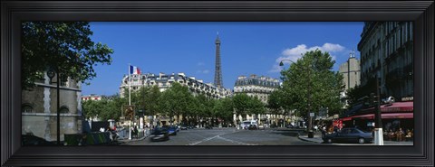 Framed France, Paris, Avenue de Tourville Print