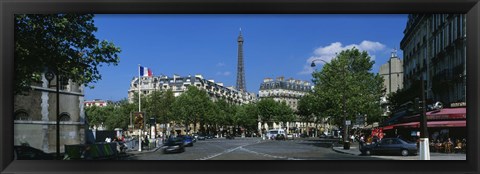 Framed France, Paris, Avenue de Tourville Print