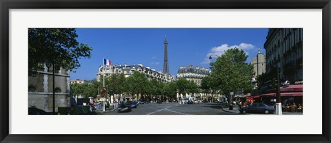 Framed France, Paris, Avenue de Tourville Print