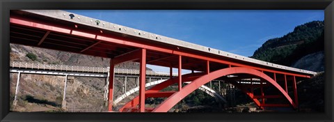 Framed Two bridges San Carlos Indian Reservation AZ USA Print
