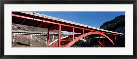 Framed Two bridges San Carlos Indian Reservation AZ USA Print