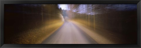 Framed Winding Road, Germany Print