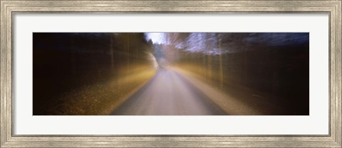 Framed Winding Road, Germany Print