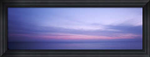 Framed Clouds over the ocean, Atlantic Ocean, Bermuda, USA Print