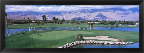 Framed Golf Course, Palm Springs, California, USA Print