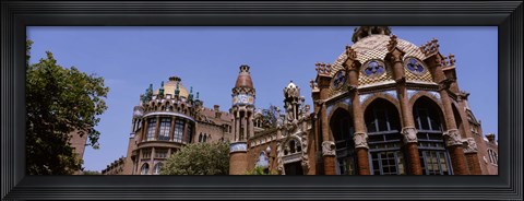 Framed Low angle view of a hospital, Hospital De Sant Pau, Barcelona, Spain Print
