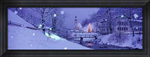 Framed Winter Ramsau Germany Print