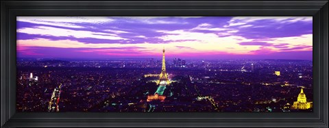 Framed France, Paris, Eiffel Tower Print