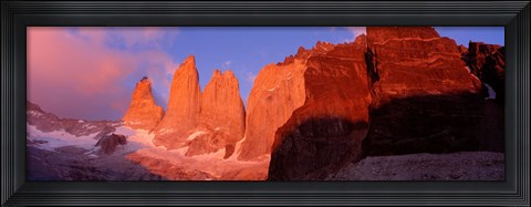 Framed Parque National Torres del Paine Patagonia Chile Print