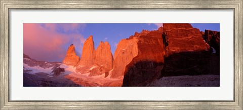 Framed Parque National Torres del Paine Patagonia Chile Print