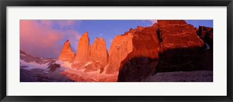 Framed Parque National Torres del Paine Patagonia Chile Print