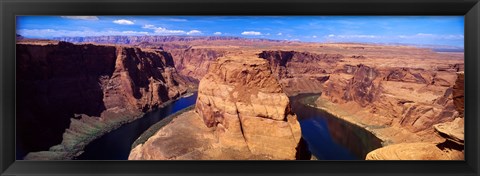 Framed Muleshoe Bend at a river, Colorado River, Arizona, USA Print