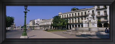 Framed Sculpture in front of a building, Havana, Cuba Print