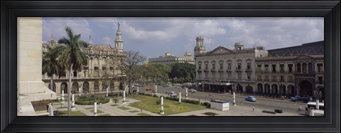 Framed High angle view of a theater, National Theater of Cuba, Havana, Cuba Print