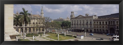Framed High angle view of a theater, National Theater of Cuba, Havana, Cuba Print