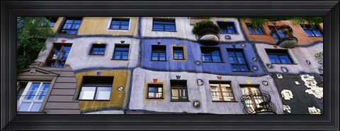 Framed Low angle view of a building, Kunsthaus, Wien, Vienna, Austria Print