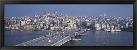 Framed Turkey, Istanbul, skyline Print