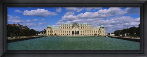 Framed Facade of a palace, Belvedere Palace, Vienna, Austria Print