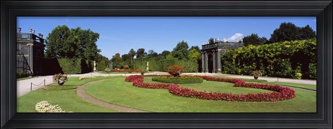 Framed Formal garden in front of a building, Schonbrunn Gardens, Vienna, Austria Print
