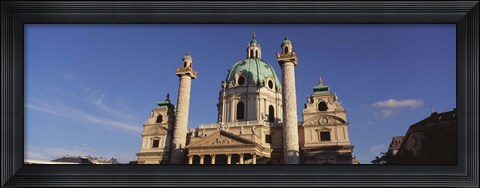 Framed Austria, Vienna, Facade of St. Charles Church Print