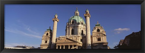 Framed Austria, Vienna, Facade of St. Charles Church Print