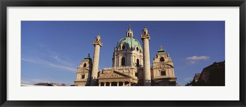 Framed Austria, Vienna, Facade of St. Charles Church Print