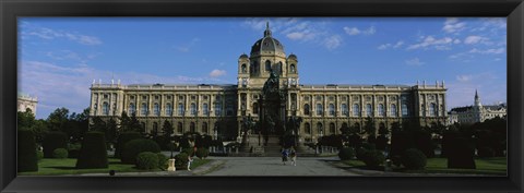 Framed Facade of a museum, Museum Of Fine Arts, Vienna, Austria Print