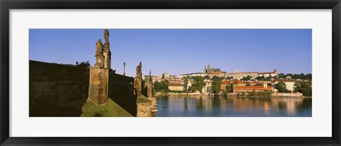 Framed Close up of Charles Bridge, Prague, Czech Republic Print