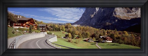 Framed Road passing through a landscape, Grindelwald, Interlaken, Switzerland Print