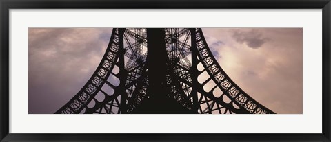 Framed Close-Up of Eiffel Tower Print