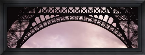 Framed Close Up Of Eiffel Tower, Paris, France Print
