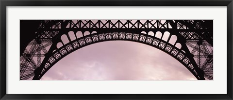 Framed Close Up Of Eiffel Tower, Paris, France Print