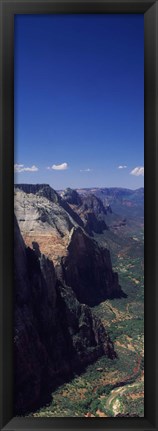 Framed View from Observation Point, Zion National Park, Utah, USA Print