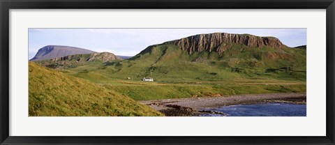 Framed Trotternish Peninsula, Isle Of Skye, Scotland, United Kingdom Print