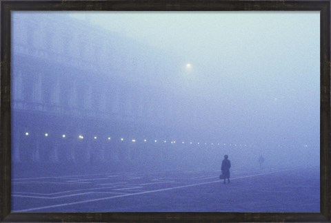 Framed Foggy Venice Italy Print