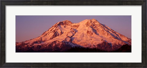 Framed Mount Rainier, Washington Print