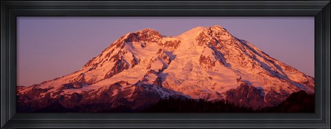Framed Mount Rainier, Washington Print