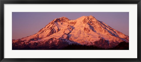 Framed Mount Rainier, Washington Print