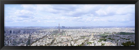Framed High angle view of Eiffel Tower, Paris, France Print