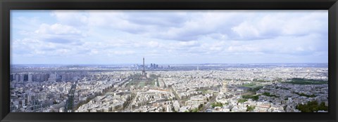 Framed High angle view of Eiffel Tower, Paris, France Print