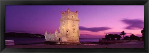 Framed Portugal, Lisbon, Belem Tower Print