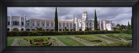Framed Portugal, Lisbon, Facade of Jeronimos Monastery Print